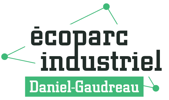 Ecoparc industriel Daniel Gaudreau Logo Couleur renverse